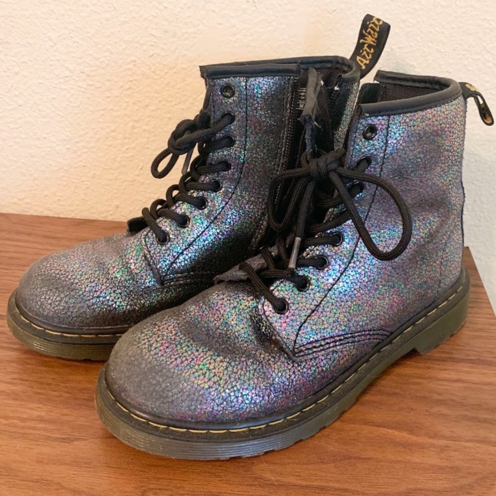 Kids Sparkle Doc Martens size 3
